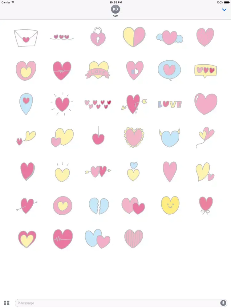 Capturas de pantalla de Graffiti Heart iPad 