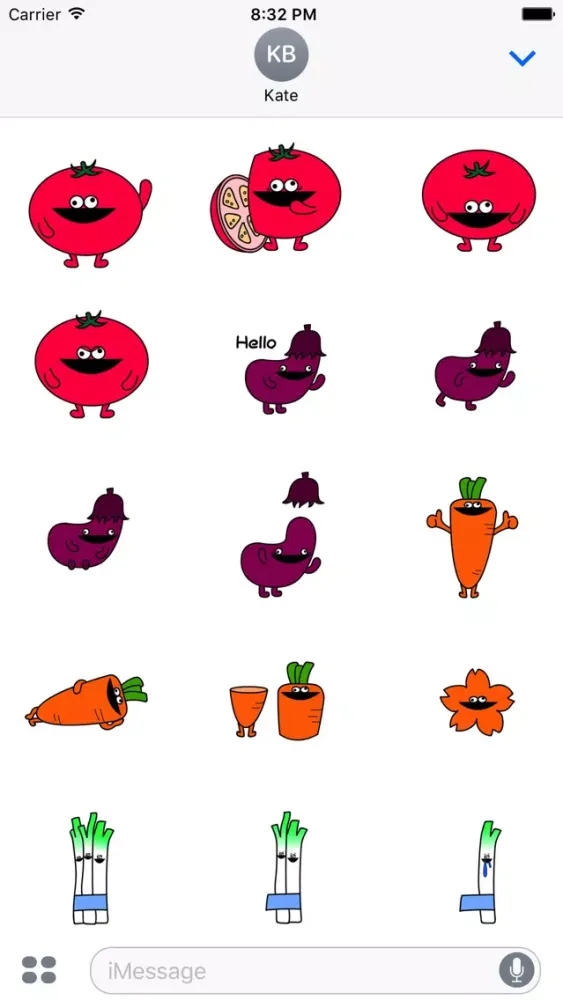Tangkapan layar Strange vegetables