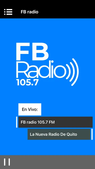 Zrzuty ekranu FB radio