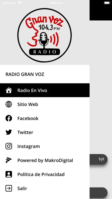 Radio Gran Voz 104.3 FM سکرین شاٹس
