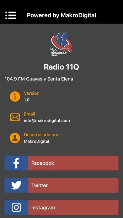 Radio 11Q應用截圖