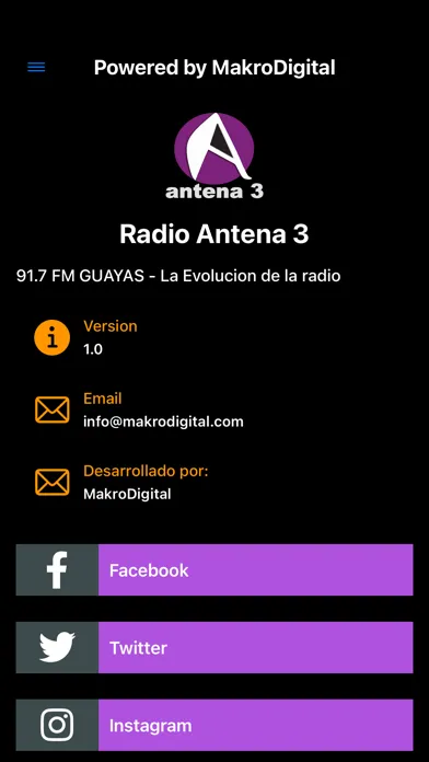 Radio Antena 3 Screenshots