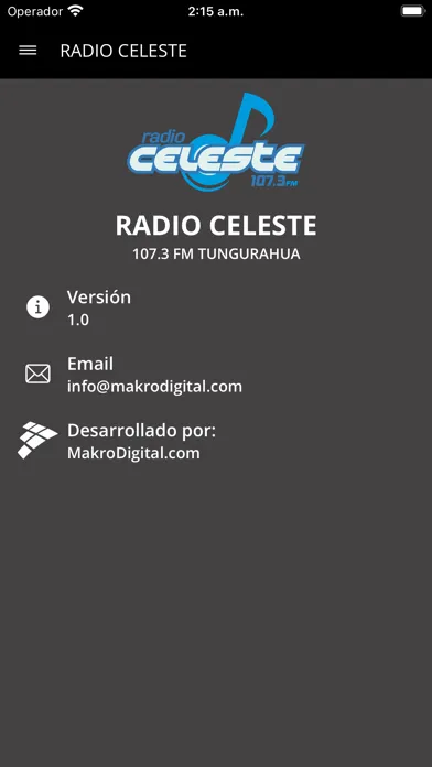 Radio Celeste FM应用截图