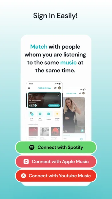 Ảnh chụp màn hình của makromusic: Dating for Spotify