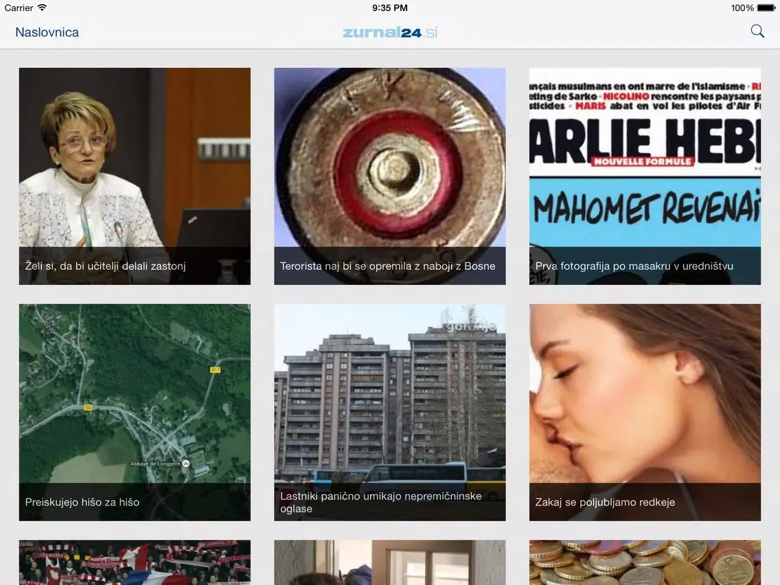 Zurnal24 iPad  Ekran Görüntüleri
