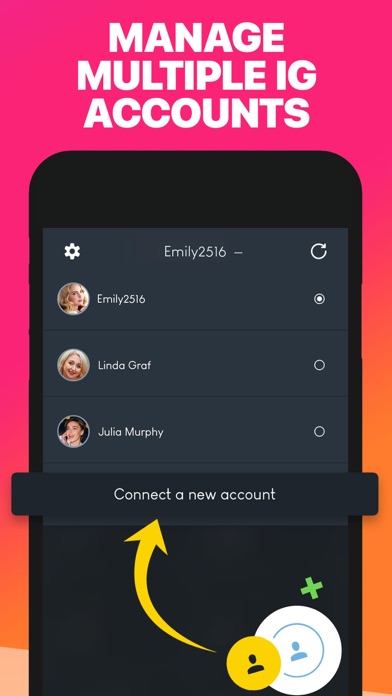 Tangkapan layar IG Analyzer Profile Tracker