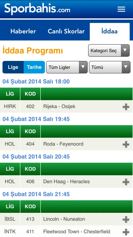 Sporbahis Screenshots