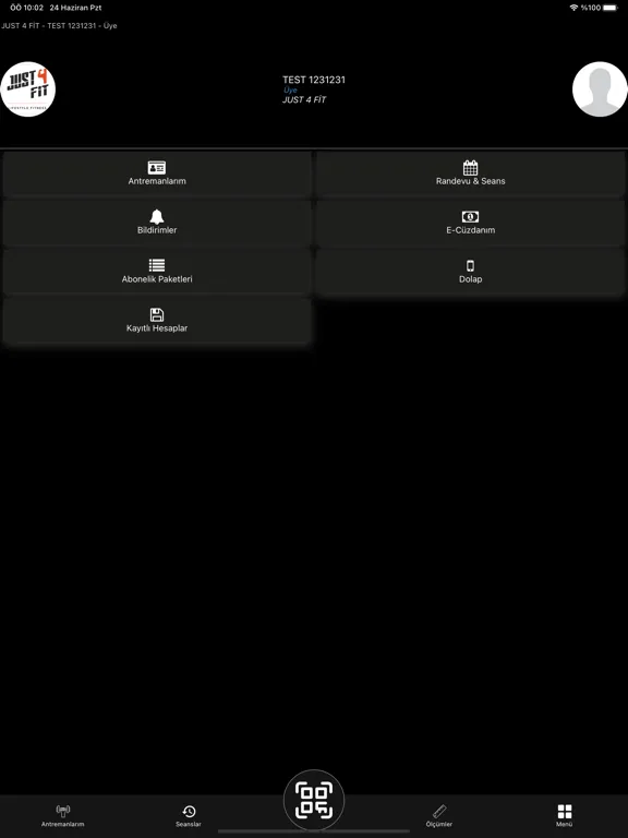 ภาพหน้าจอของ JUST 4 FİT iPad 