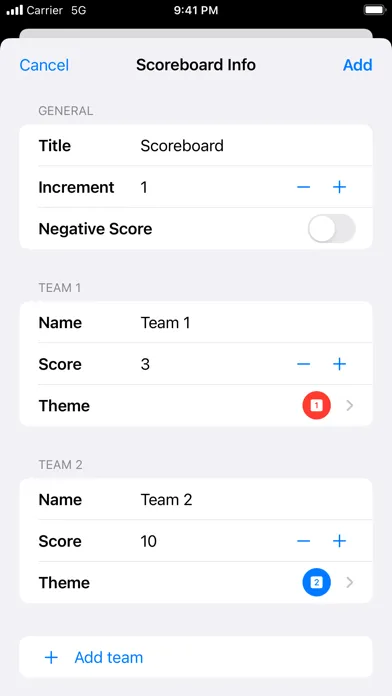 Scoreboard Go - Keep Score應用截圖