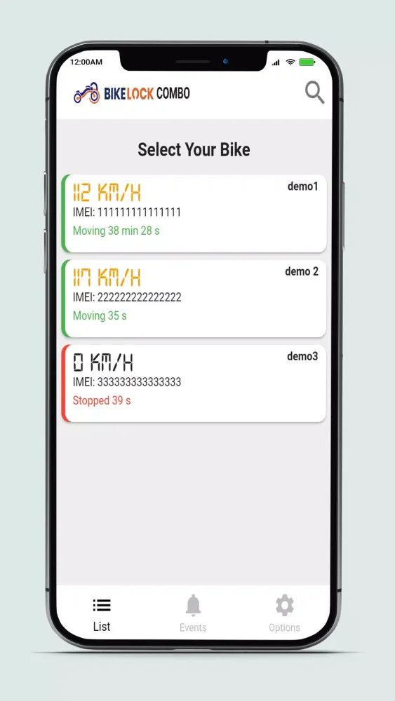 Capturas de pantalla de Bike Lock Combo