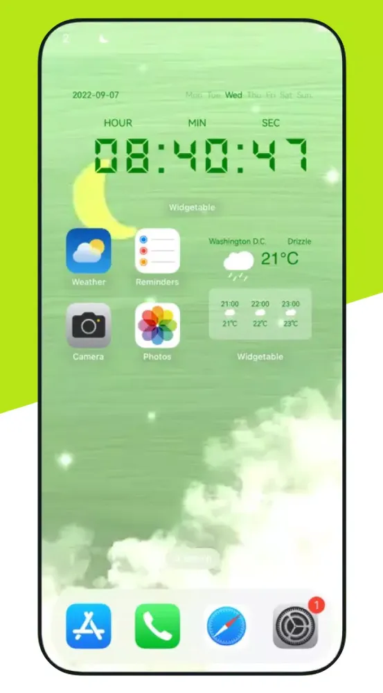 Lock Screen- Widgetable Screenshots
