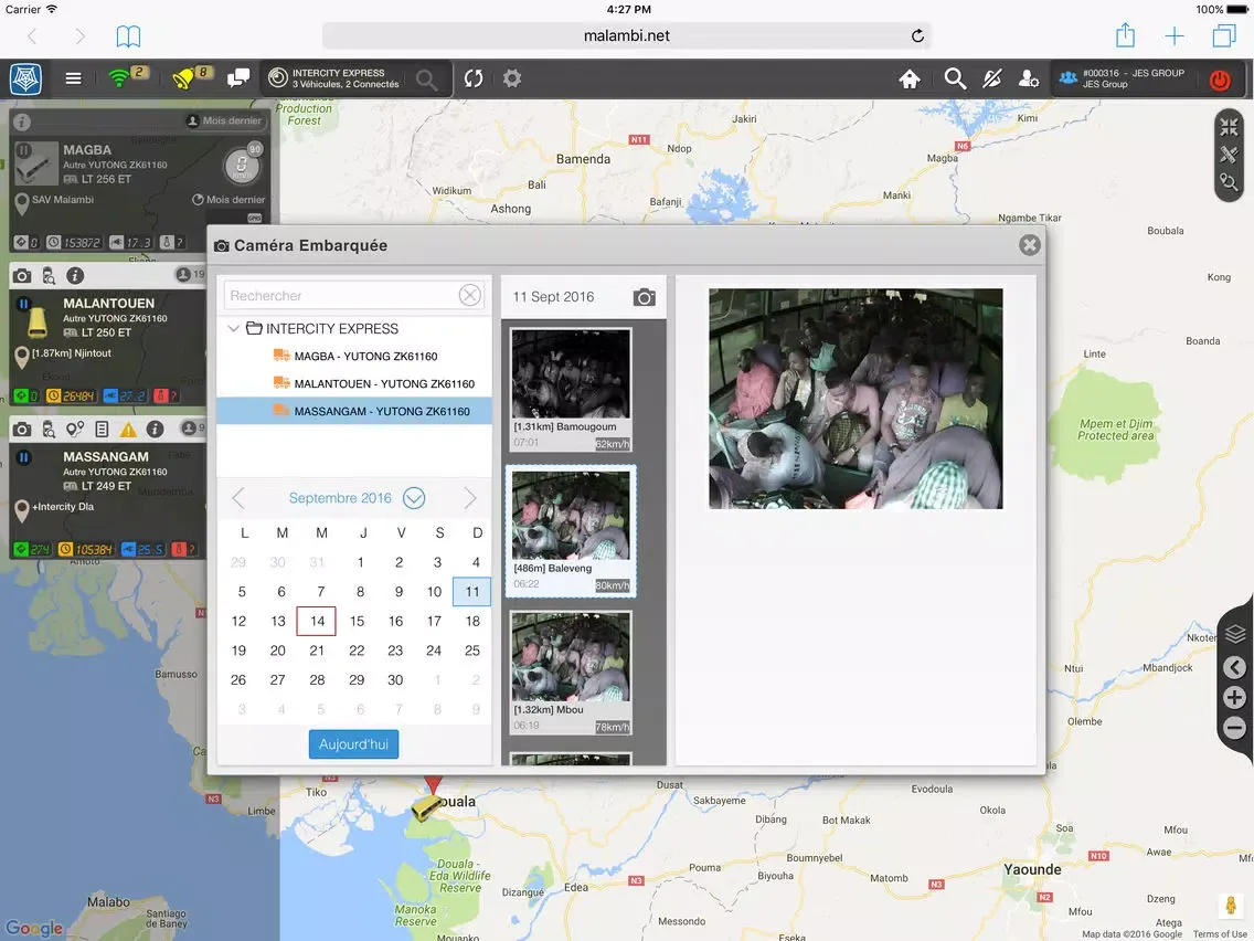 Malambi GPS Fleet Manager iPad 应用截图