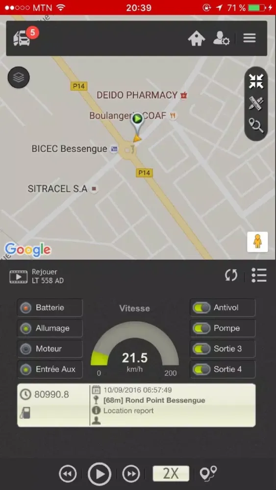Malambi GPS Fleet Manager应用截图