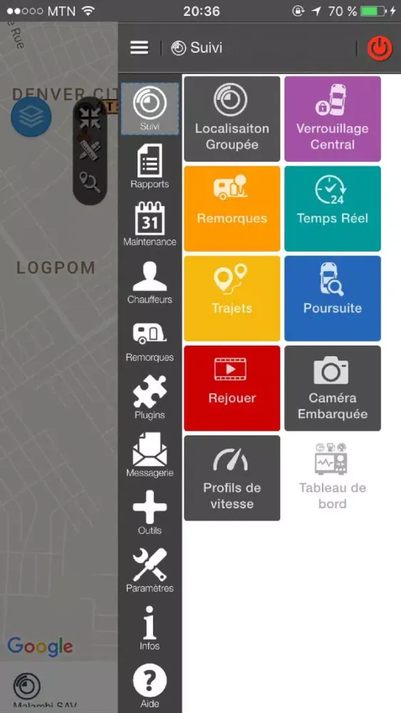 Malambi GPS Fleet Manager应用截图