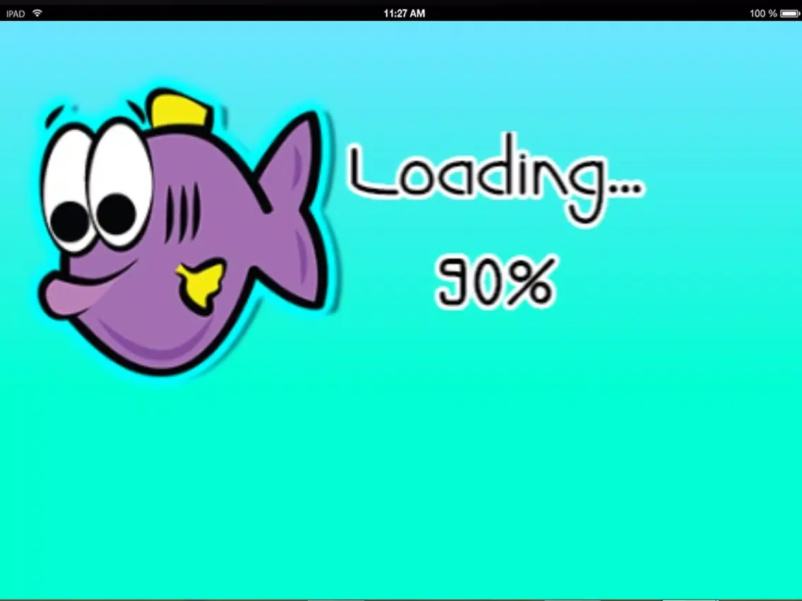 Capturas de tela do Baby Game Fish iPad 