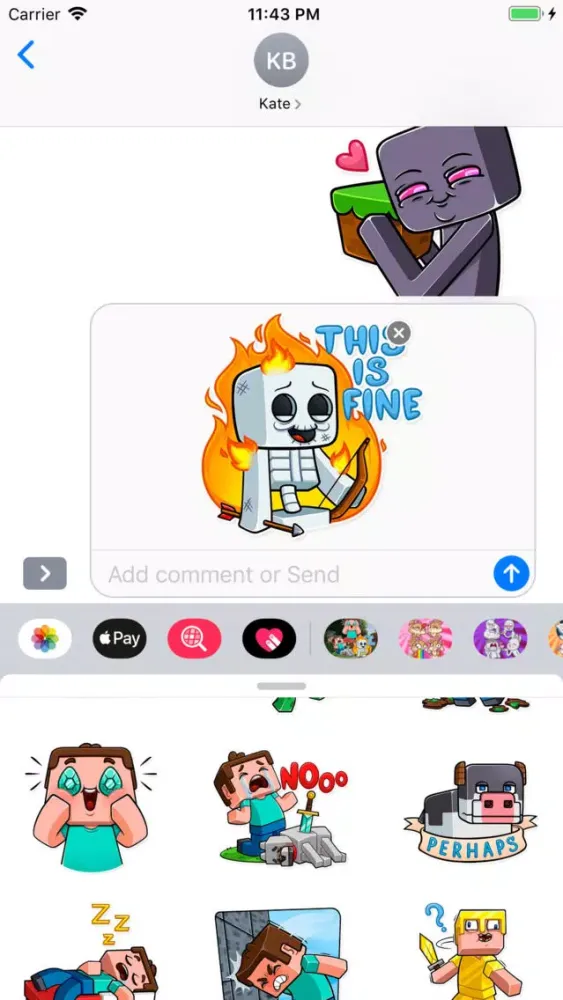 Screenshot di Build Block & Craft stickers