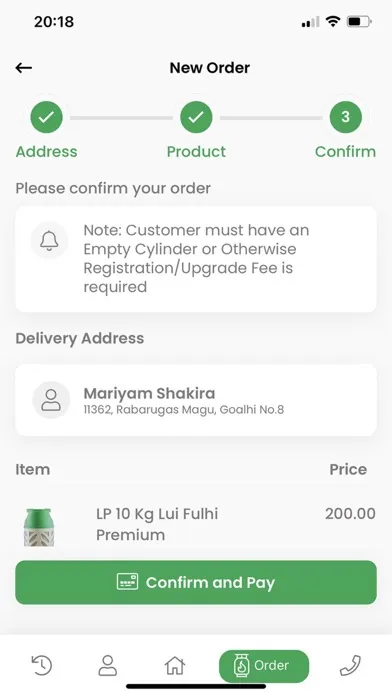 Tangkapan layar Maldive Gas