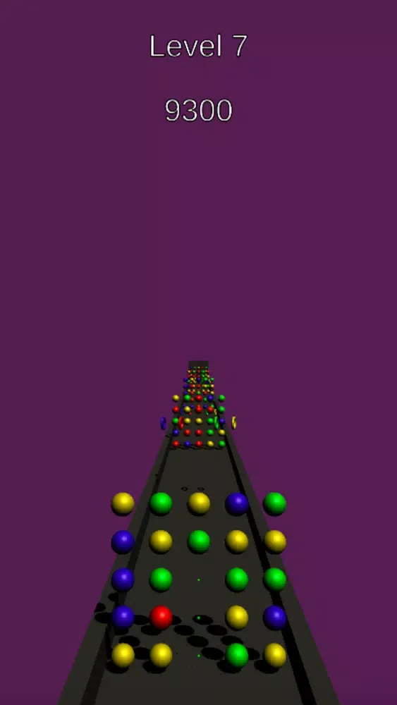 Color Spheres Road スクリーンショット