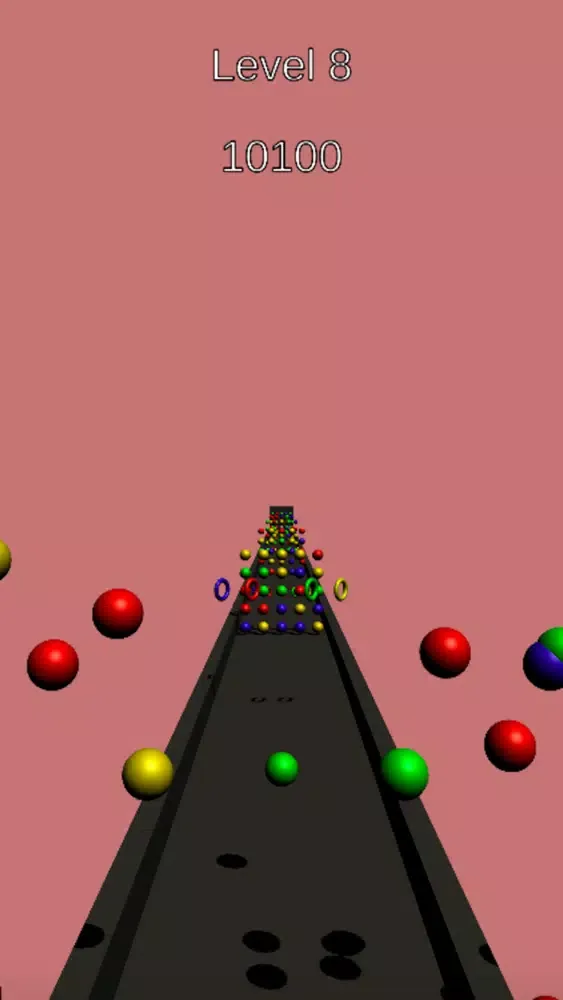 Color Spheres Road スクリーンショット