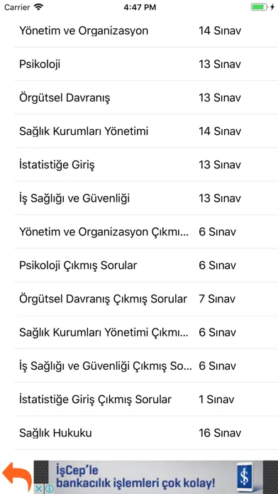 Capturas de tela do Ata Aöf Sağlık Yönetimi 3