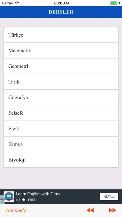 Ygs Hazırlık Cepte应用截图