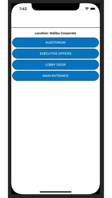 Zrzuty ekranu Malibu Mobile Credential