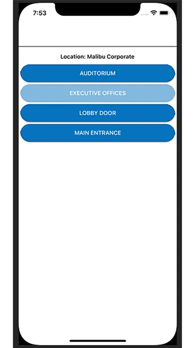 Zrzuty ekranu Malibu Mobile Credential