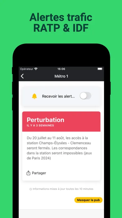 Ma Ligne - Trafic Metro & RER Screenshots