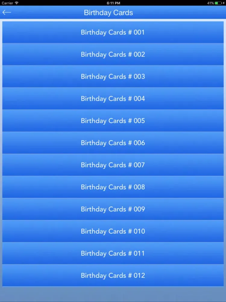 Birthday Cards Images iPad  Ekran Görüntüleri
