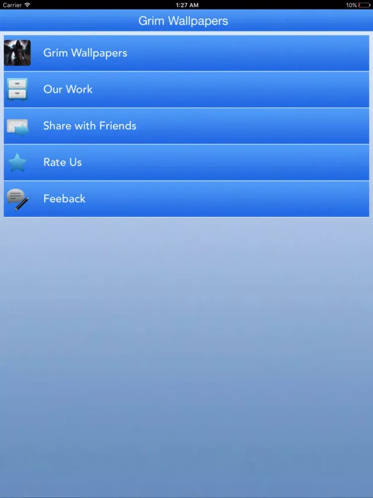 Scary Grim Wallpapers HD iPad  Screenshots