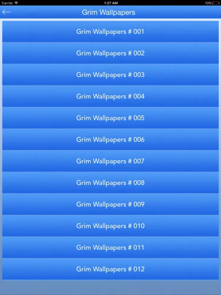 Scary Grim Wallpapers HD iPad  Screenshots