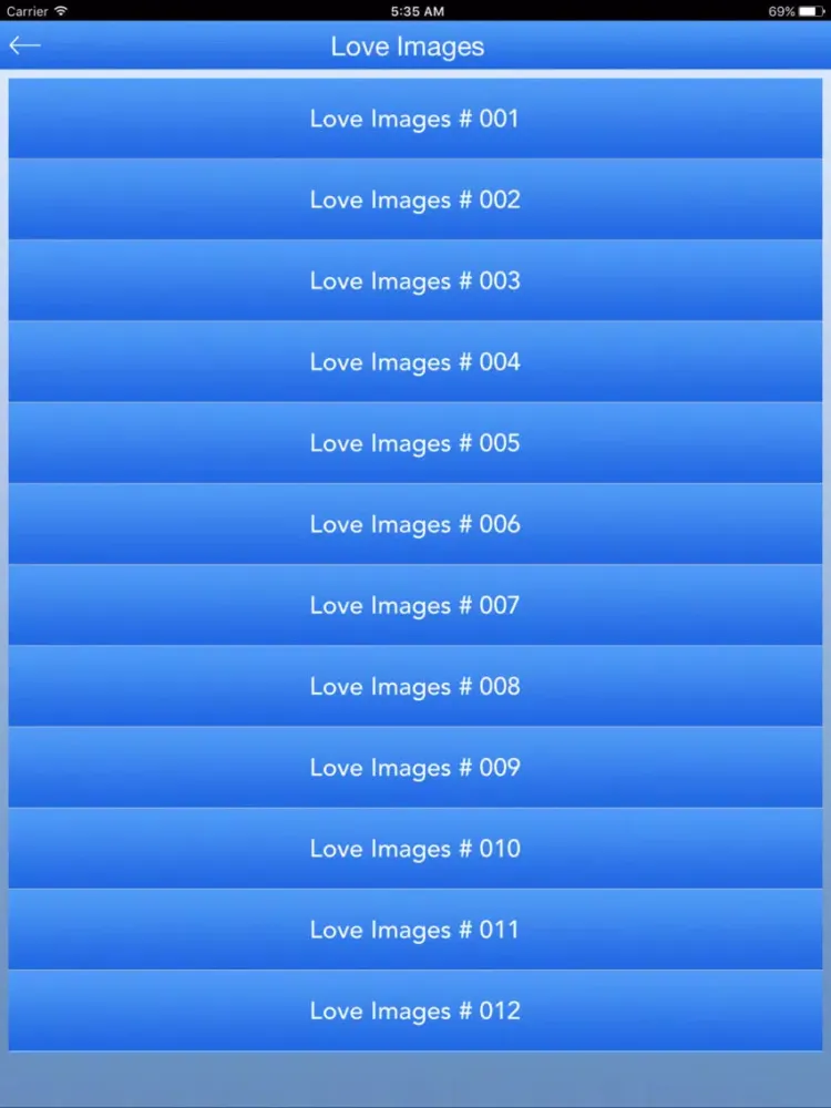 Love Images Wallpapers HD iPad  Screenshots