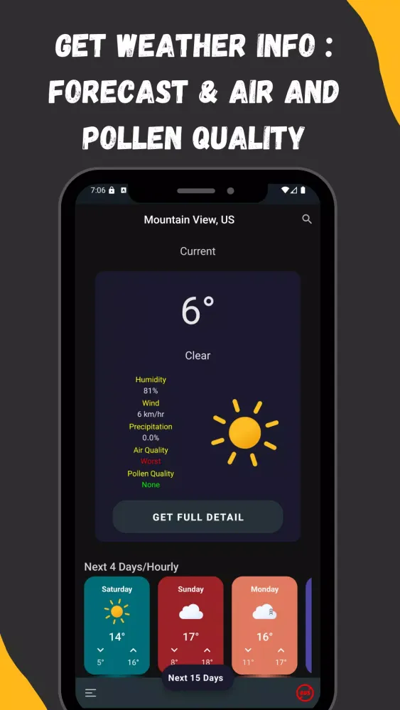 Weather Alert Forecast Pro Ekran Görüntüleri