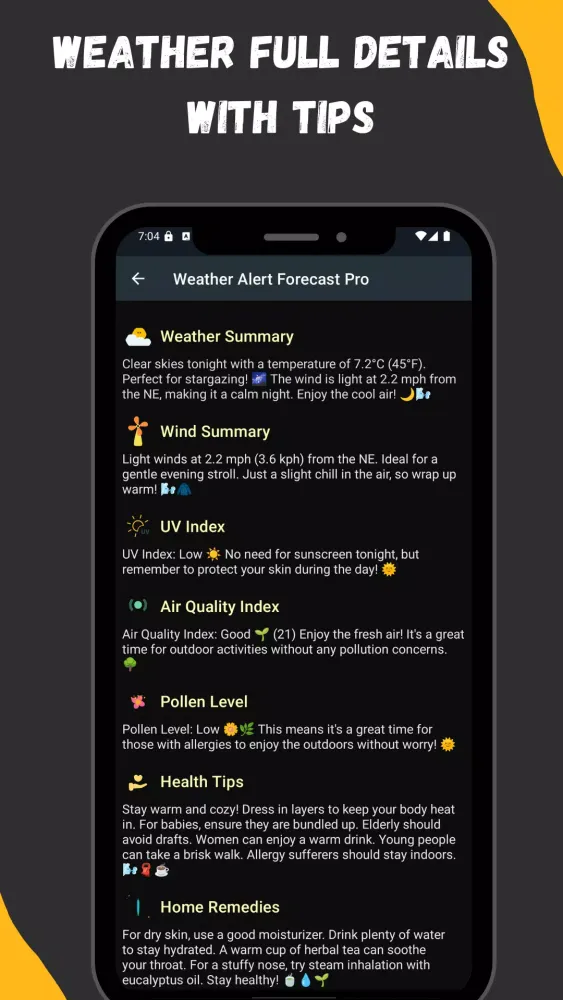 Weather Alert Forecast Pro Ekran Görüntüleri