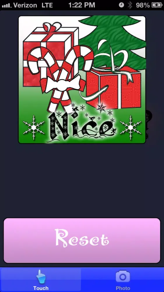 Capturas de tela do Santa Naughty or Nice Detector