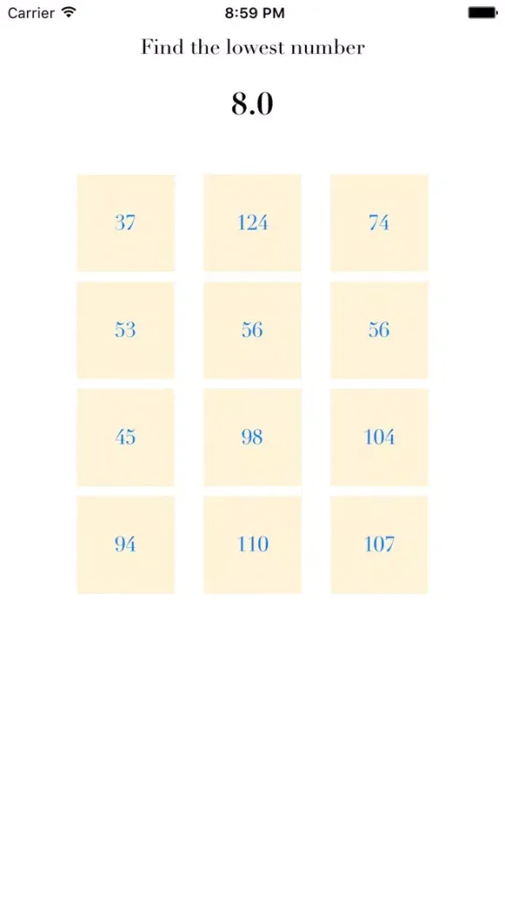 Find Lowest Number স্ক্রিনশট
