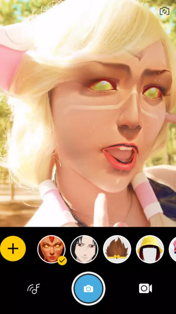 Cosplay Face Camera -Cartoon Filters Video Selfies应用截图
