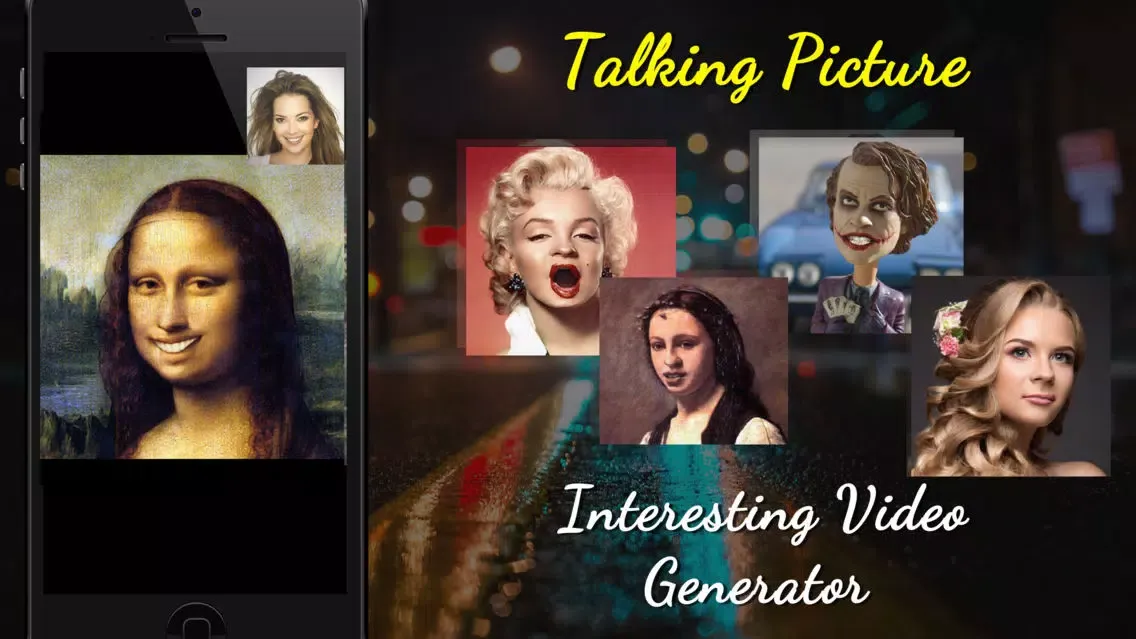 Talking Picture Live - Let face in photo speak Screenshots
