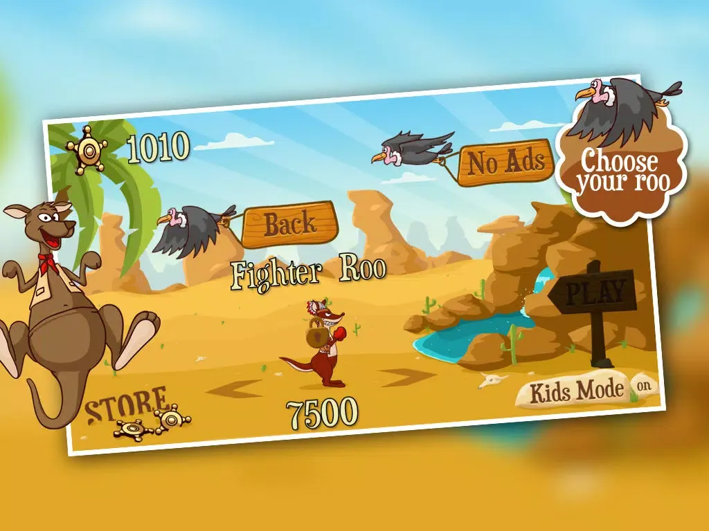 Kangaroo Run - Free Outback Jump Game iPad 應用截圖