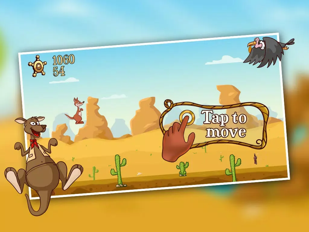 Kangaroo Run - Free Outback Jump Game iPad 應用截圖