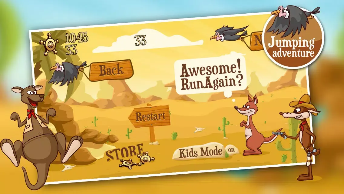 Kangaroo Run - Free Outback Jump Game應用截圖