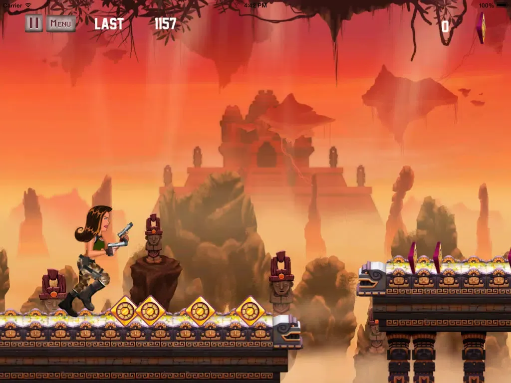 ภาพหน้าจอของ Manga Man - Free Running Game iPad 