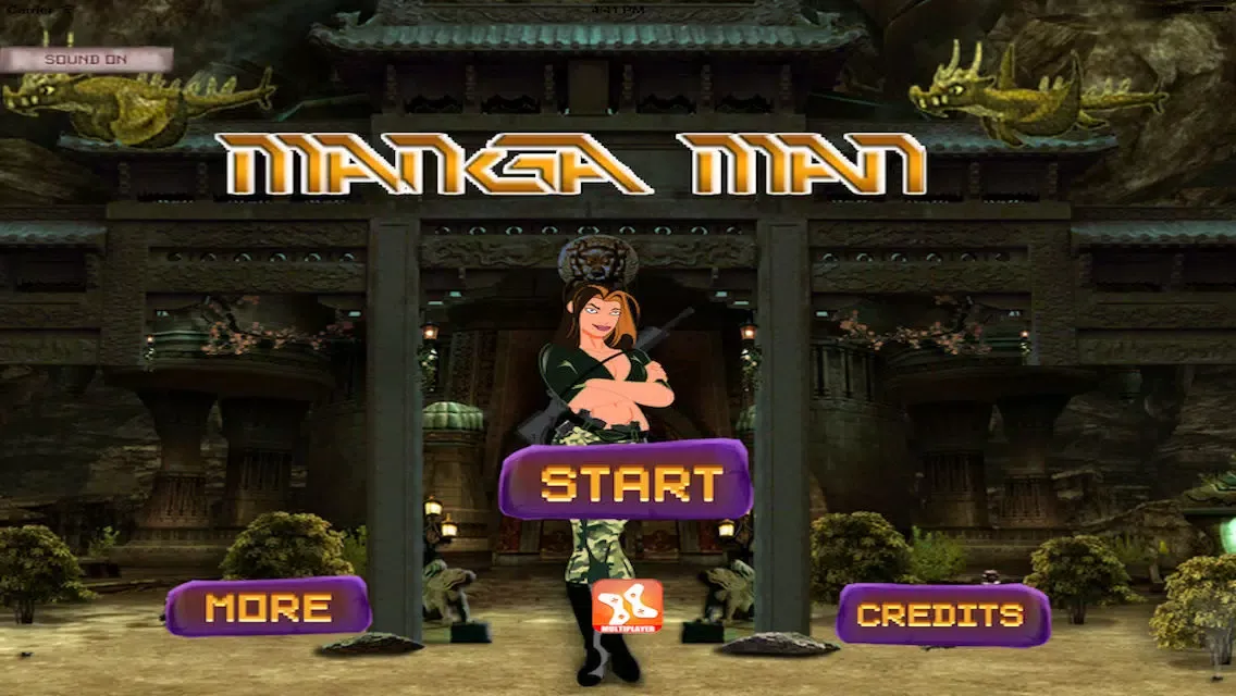 ภาพหน้าจอของ Manga Man - Free Running Game