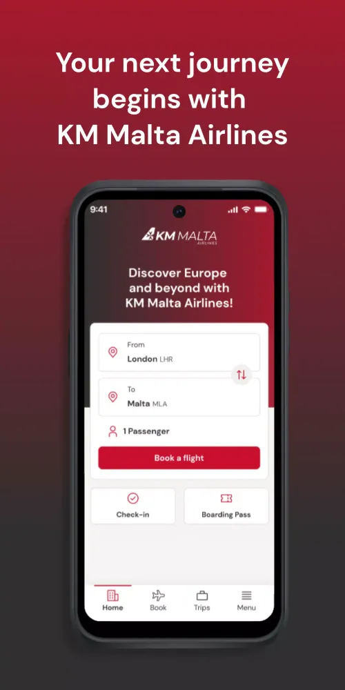 Capturas de pantalla de KM Malta Airlines