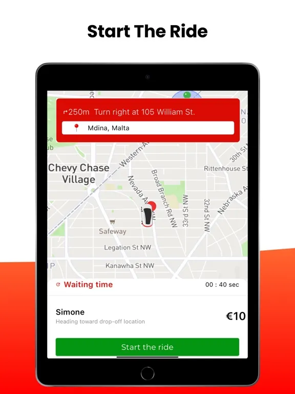 Malta Taxi Driver iPad  স্ক্রিনশট