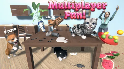 Captures d'écran de Cat Simulator - Kitten stories