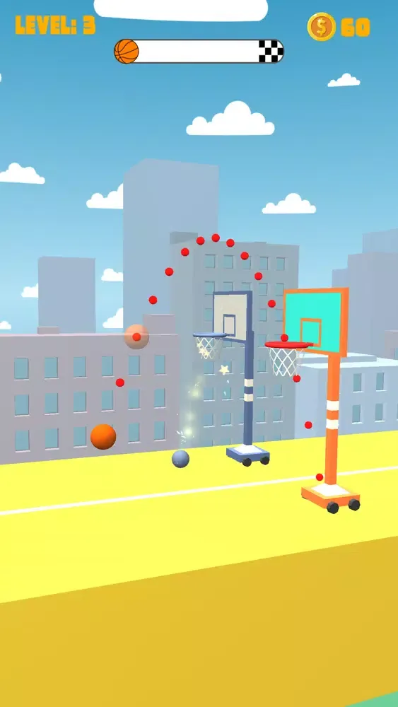Ảnh chụp màn hình của Hoops Runner