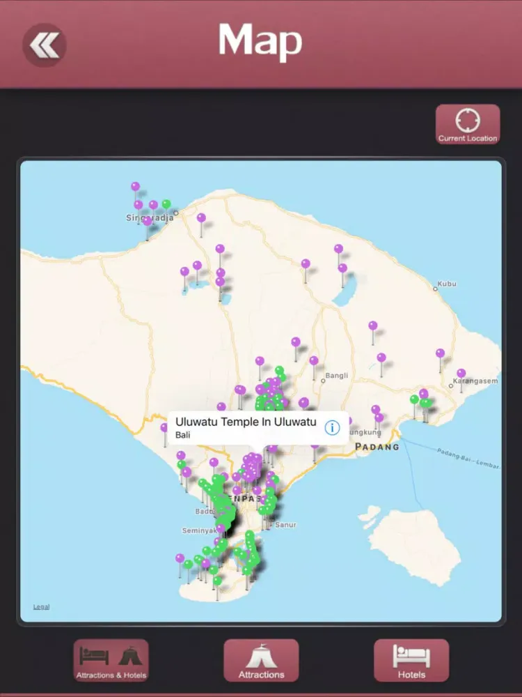 صور Bali Offline Explorer iPad 