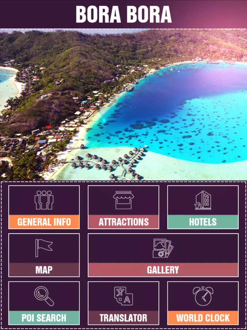 Bora Bora Offline Explorer iPad  স্ক্রিনশট