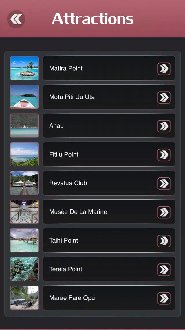 Bora Bora Offline Explorer স্ক্রিনশট